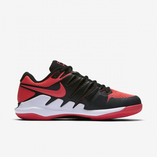 Nike Air Zoom Vapor X Tennisschuhe Damen Schwarz Weiß Rot 319-64756