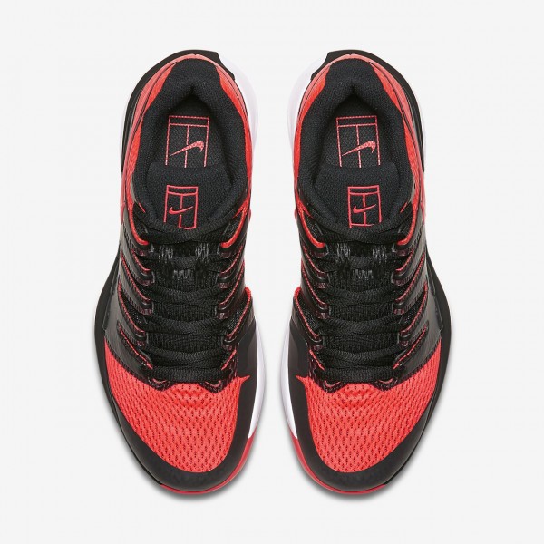 Nike Air Zoom Vapor X Tennisschuhe Damen Schwarz Weiß Rot 319-64756