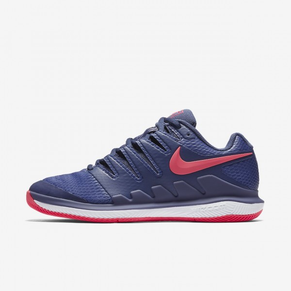 Nike Air Zoom Vapor X Tennisschuhe Damen Blau Wei�...
