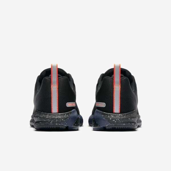 Nike Air Zoom Structure 21 Shield Laufschuhe Damen Schwarz Obsidian 791-80607