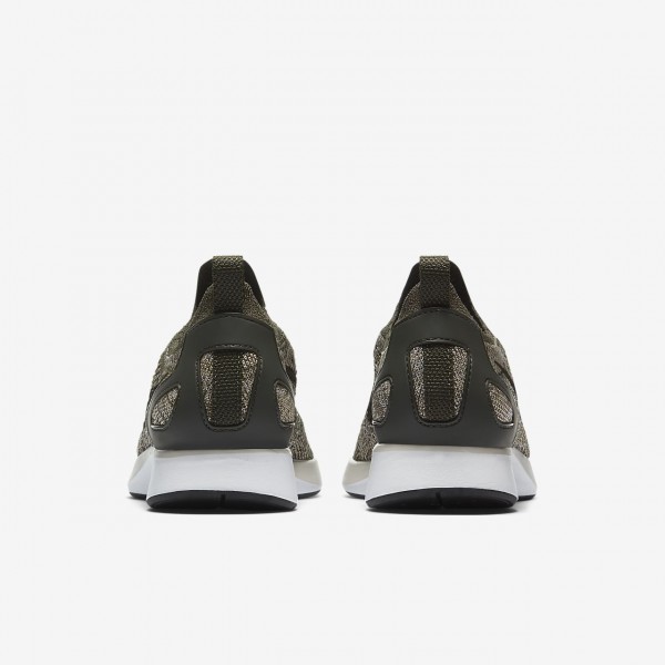 Nike Air Zoom Mariah Flyknit Racer Freizeitschuhe Damen Khaki Weiß 733-95012