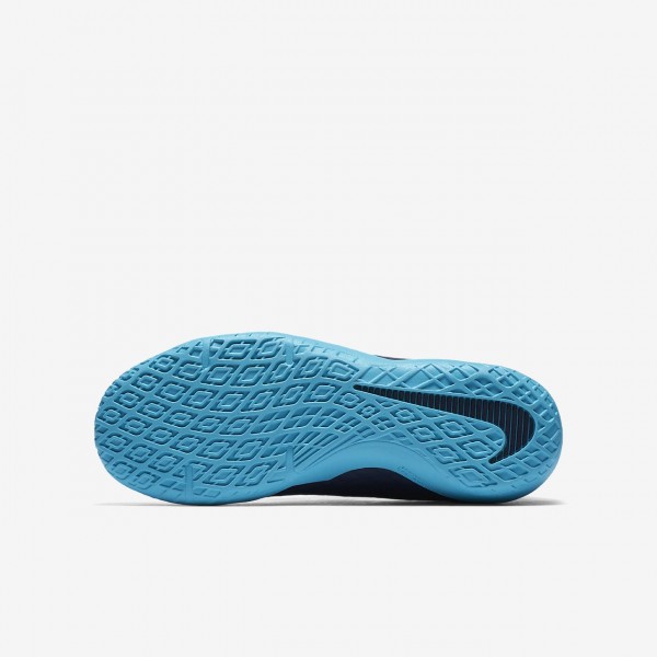 Nike Jr. Hypervenomx Phelon 3 Ic Fußballschuhe Jungen Obsidian Blau Weiß 117-79628