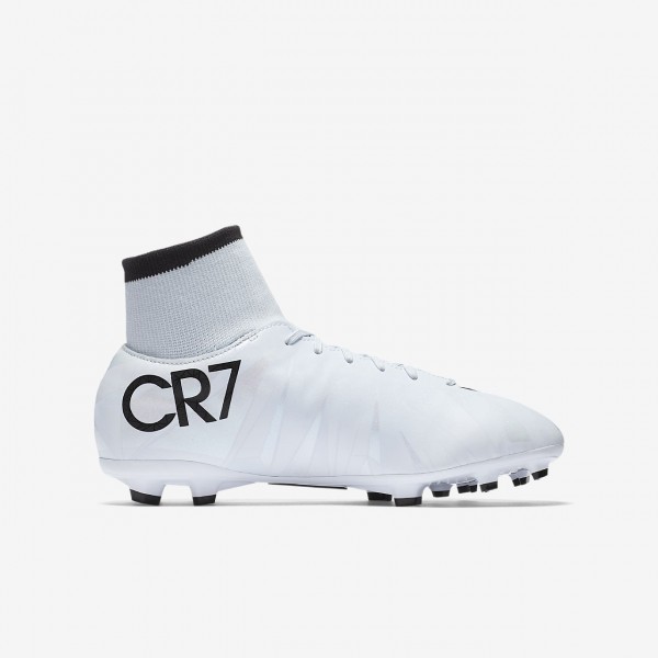 Nike Jr. Mercurial Victory VI Dynamic Fit Cr7 Fußballschuhe Jungen Blau Weiß Schwarz 127-38888