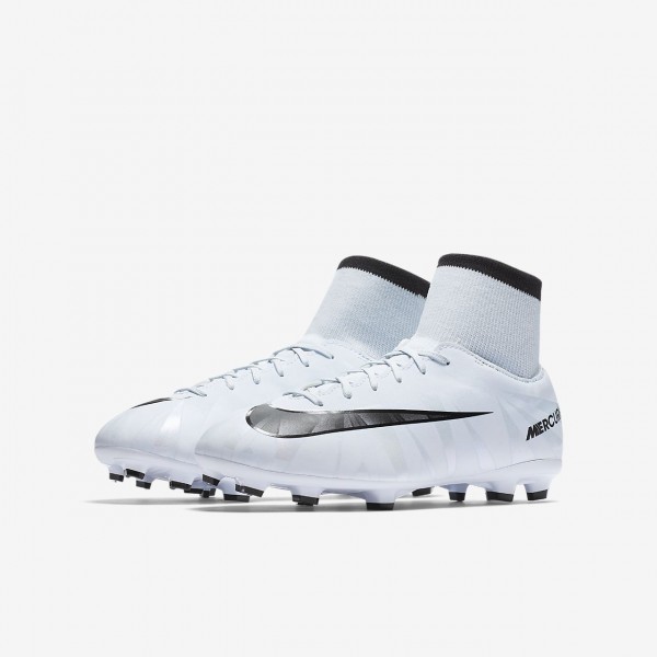 Nike Jr. Mercurial Victory VI Dynamic Fit Cr7 Fußballschuhe Jungen Blau Weiß Schwarz 127-38888