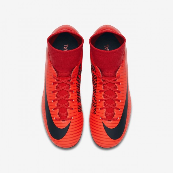 Nike Jr. Mercurial Victory VI Dynamic Fit Ag-pro Fußballschuhe Jungen Rot Schwarz 781-86033