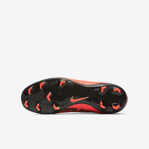 Nike Jr. Mercurial Vapor XI Fg Fußballschuhe Jungen Rot Schwarz 126-46835
