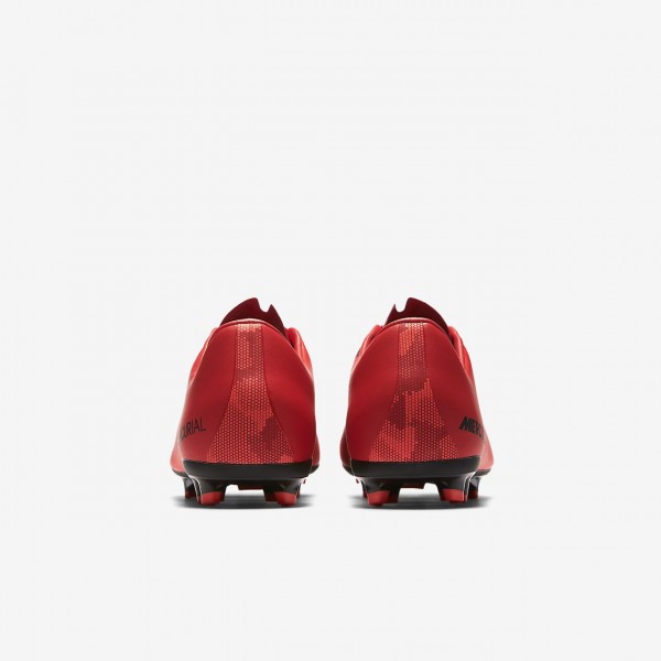 Nike Jr. Mercurial Vapor XI Fg Fußballschuhe Jungen Rot Schwarz 126-46835
