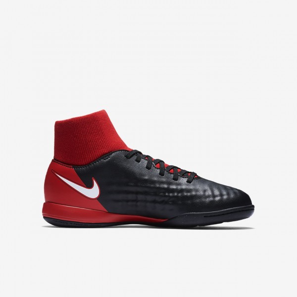 Nike Jr. Magistax Onda II Dynamic Fit Ic Fußballschuhe Jungen Schwarz Rot Weiß 923-38313