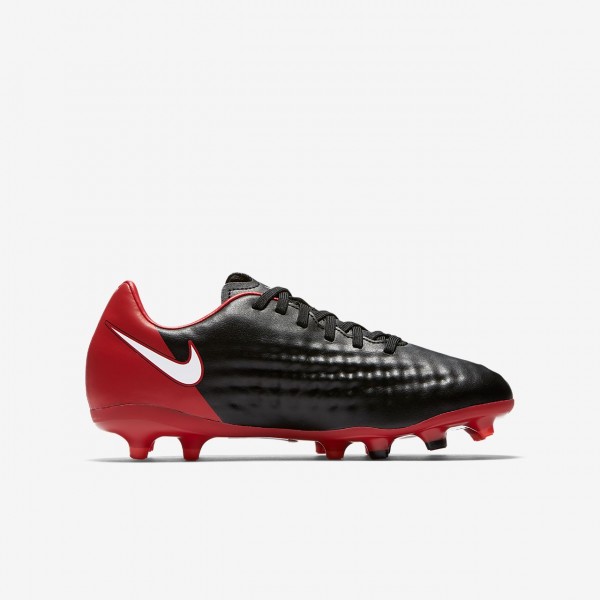 Nike Jr. Magista Onda II Fg Fußballschuhe Jungen Schwarz Rot Weiß 577-45658