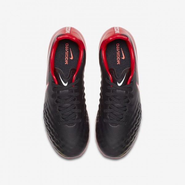 Nike Jr. Magista Onda II Fg Fußballschuhe Jungen Schwarz Rot Weiß 577-45658