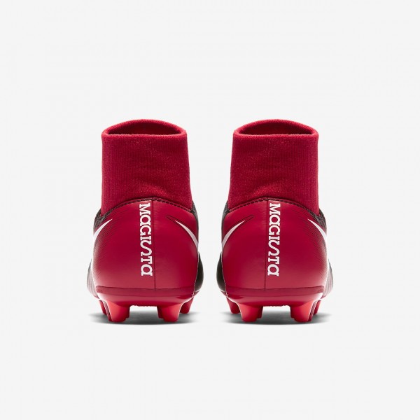 Nike Jr. Magista Onda II Dynamic Fit Ag-pro Fußballschuhe Jungen Schwarz Rot Weiß 787-59239