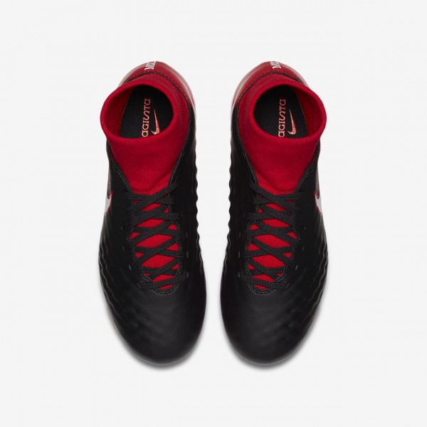 Nike Jr. Magista Onda II Dynamic Fit Fg Fußballschuhe Jungen Schwarz Rot Weiß 303-46877