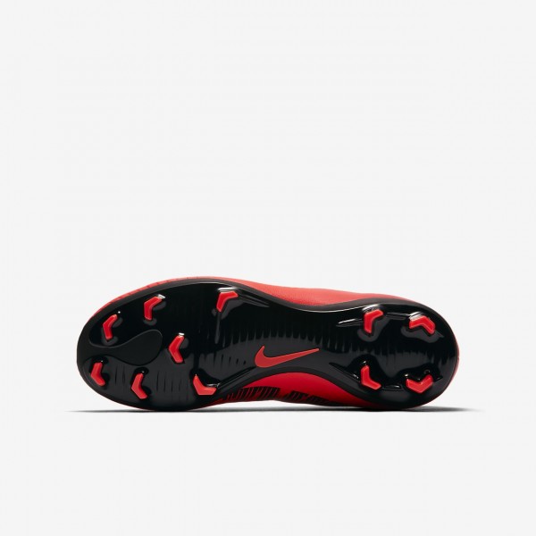 Nike Jr. Mercurial Victory VI Dynamic Fit Fg Fußballschuhe Jungen Rot Schwarz 259-38112