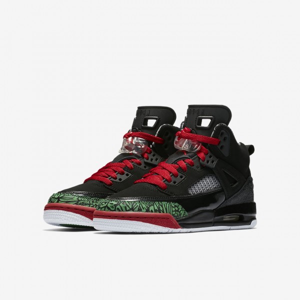 Nike Jordan Spizike Outdoor Schuhe Jungen Schwarz Grün Weiß Rot 822-60127
