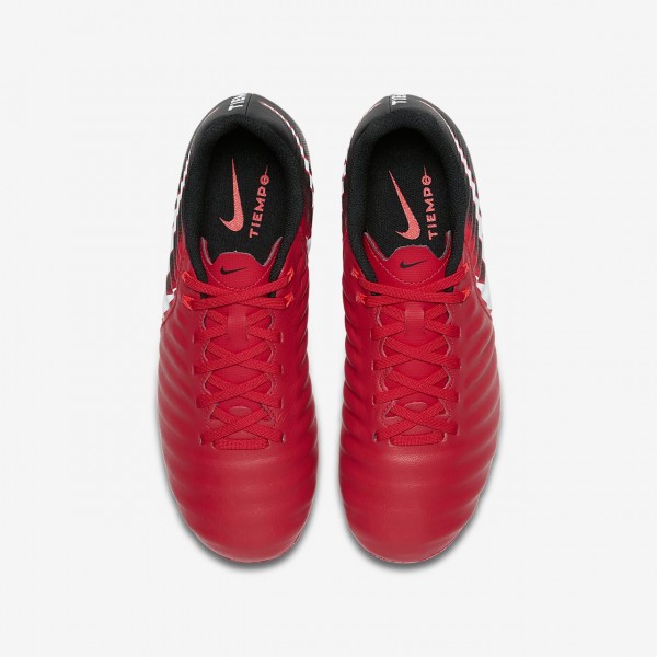 Nike Jr. Tiempo Ligera Ag-pro Fußballschuhe Mädchen Schwarz Rot Weiß 792-31298