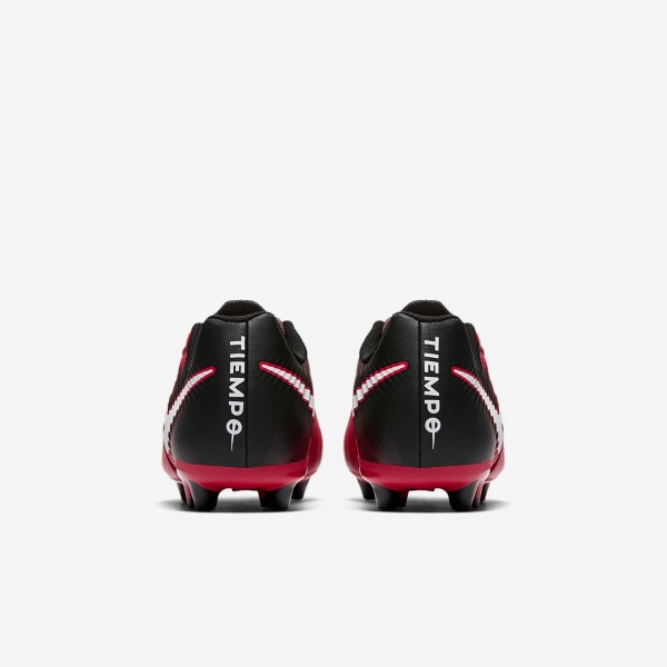 Nike Jr. Tiempo Ligera Ag-pro Fußballschuhe Mädchen Schwarz Rot Weiß 792-31298