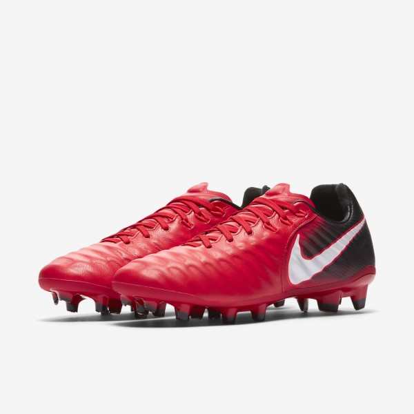 Nike Jr. Tiempo Legend Vii Fg Fußballschuhe Mädchen Schwarz Rot Weiß 111-50484