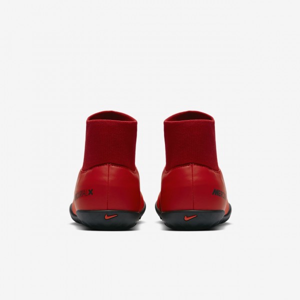 Nike Jr. Mercurialx Victory VI Dynamic Fit Tf Fußballschuhe Mädchen Rot Schwarz 248-45081
