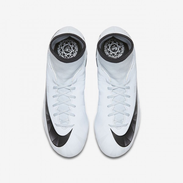 Nike Jr. Mercurial Victory VI Dynamic Fit Cr7 Fußballschuhe Mädchen Blau Weiß Schwarz 948-55429