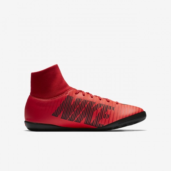 Nike Jr. Mercurialx Victory VI Dynamic Fit Ic Fußballschuhe Mädchen Rot Schwarz 404-58780