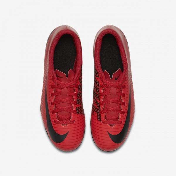 Nike Jr. Mercurial Vortex III Fg Fußballschuhe Mädchen Rot Schwarz 965-71840