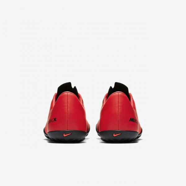 Nike Jr. Mercurial Victory VI Tf Fußballschuhe Mädchen Rot Schwarz 513-41383