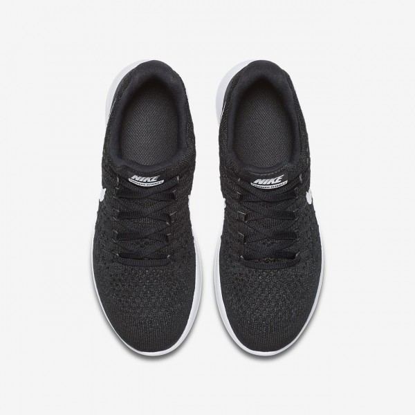 Nike Lunarepic low Flyknit 2 Laufschuhe Mädchen Schwarz Weiß 599-77153