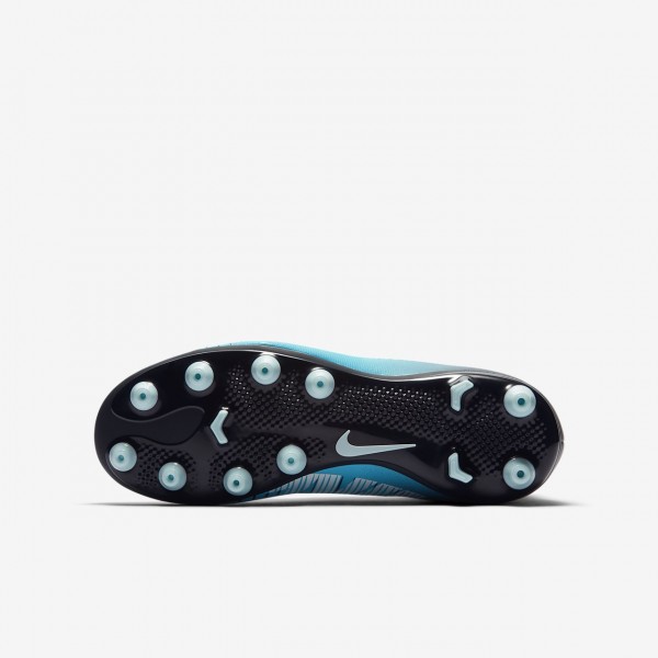 Nike Jr. Mercurial Victory VI Dynamic Fit Ag-pro Fußballschuhe Mädchen Obsidian Blau Weiß 680-78588