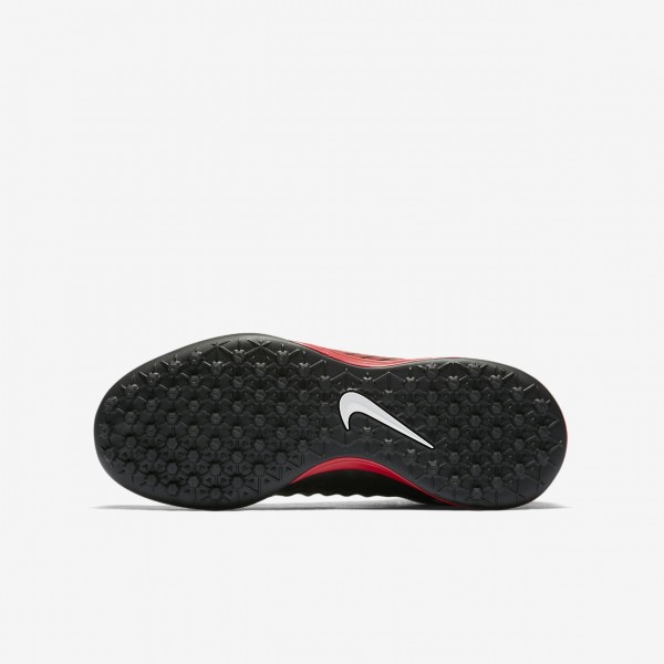 Nike Jr. Magistax Onda II Dynamic Fit Tf Fußballschuhe Mädchen Schwarz Rot Weiß 416-35424