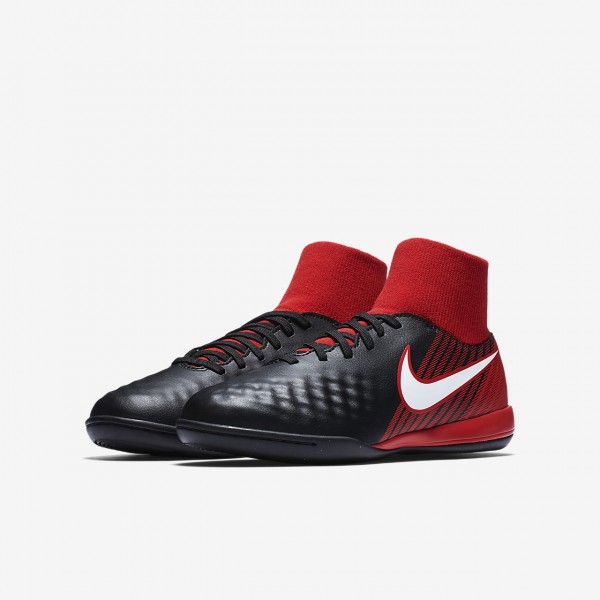 Nike Jr. Magistax Onda II Dynamic Fit Ic Fußballschuhe Mädchen Schwarz Rot Weiß 144-91658