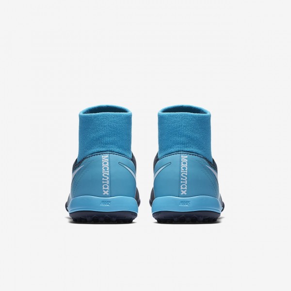 Nike Jr. Magistax Onda II Dynamic Fit Fußballschuhe Mädchen Obsidian Blau Weiß 934-27826