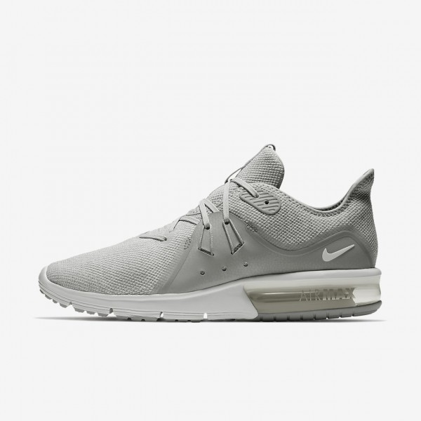 Nike Air Max Sequent 3 Laufschuhe Herren Grau Plat...