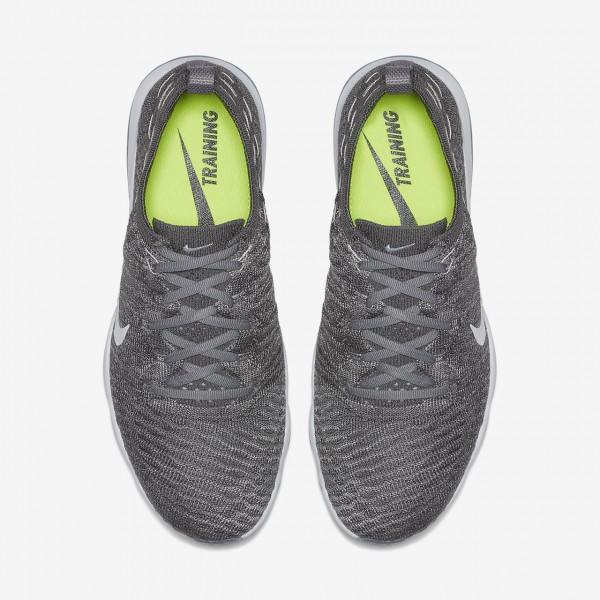 Nike Air Zoom Fearless Flyknit Lux Trainingsschuhe Damen Weiß Grau 608-71777