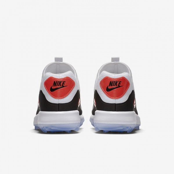 Nike Air Zoom 90 It Golfschuhe Damen Weiß Grau Schwarz 777-93466