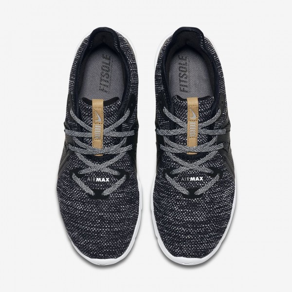 Nike Air Max Sequent 3 Laufschuhe Damen Schwarz Dunkelgrau Weiß 873-61246
