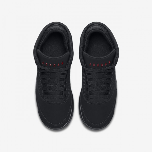 Nike Jordan Flight Origin 4 Outdoor Schuhe Jungen Schwarz Rot 536-93944