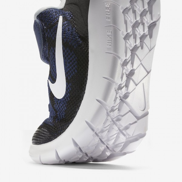 Nike Free Rn 2017 Laufschuhe Jungen Blau Schwarz Grün Weiß 518-36591
