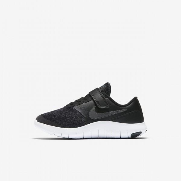 Nike Flex Contact Laufschuhe Jungen Schwarz Weiß ...