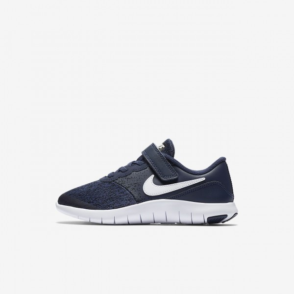 Nike Flex Contact Laufschuhe Jungen Navy Schwarz W...
