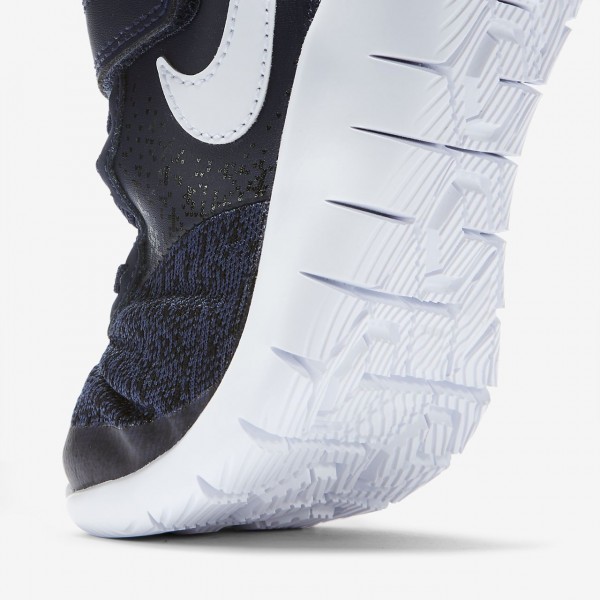 Nike Flex Contact Laufschuhe Jungen Navy Schwarz Weiß 725-14276