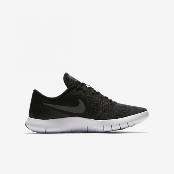 Nike Flex Contact Laufschuhe Jungen Schwarz Weiß Dunkelgrau 226-67137