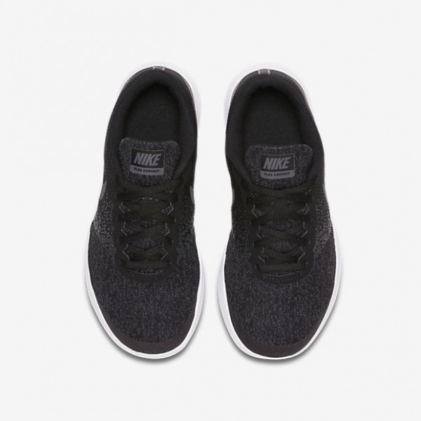 Nike Flex Contact Laufschuhe Jungen Schwarz Weiß Dunkelgrau 226-67137