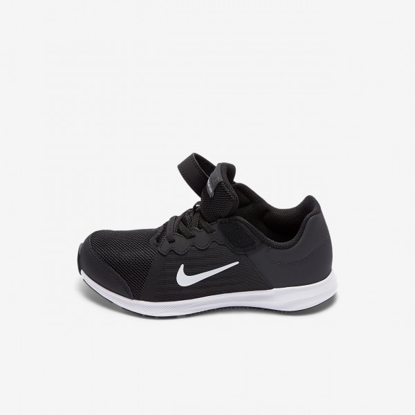 Nike Downshifter 8 Laufschuhe Jungen Schwarz Dunkelgrau Weiß 955-31447