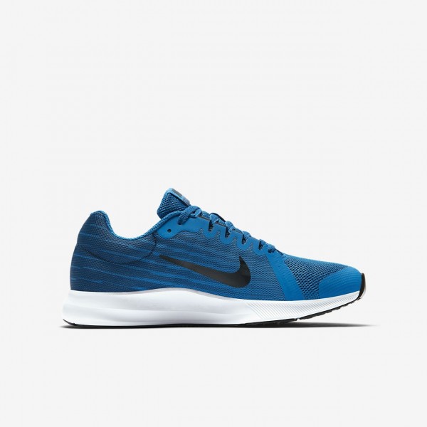 Nike Downshifter 8 Laufschuhe Jungen Blau Navy Weiß Dunkelobsidian 148-76737