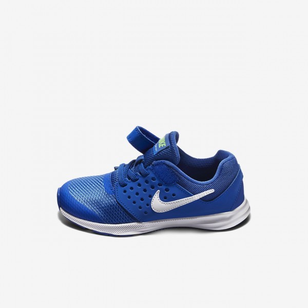 Nike Downshifter 7 Laufschuhe Jungen Blau Grün Weiß 309-93871