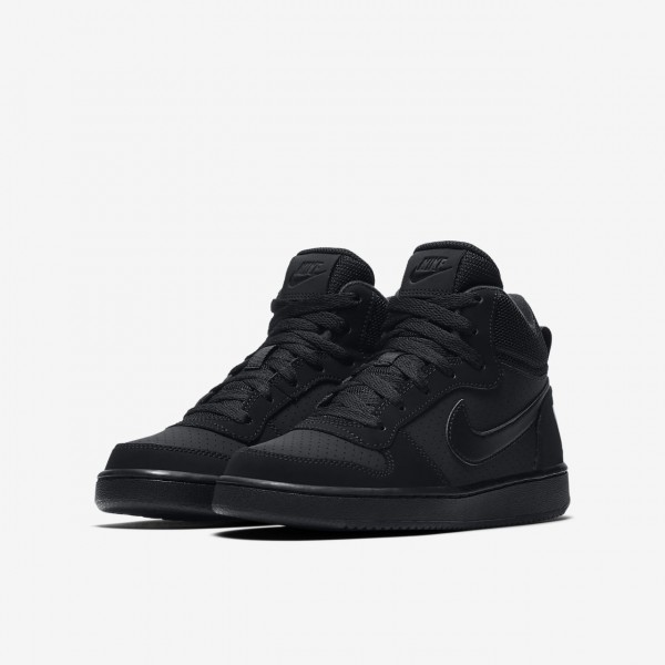 Nike Court Borough Mid Freizeitschuhe Jungen Weiß 253-50738