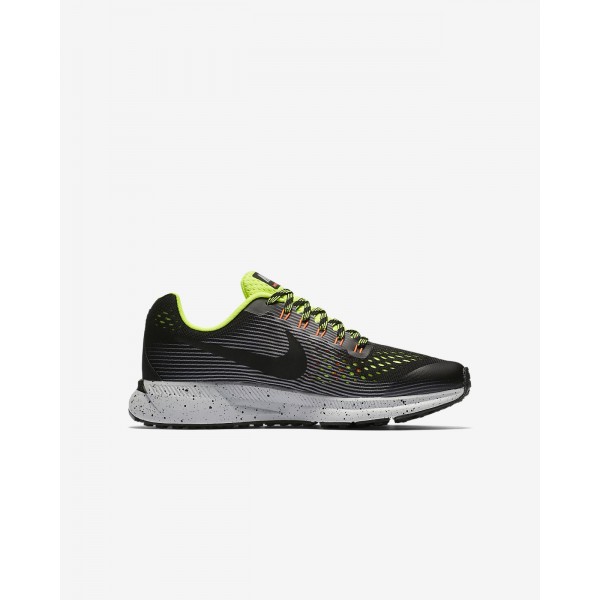 Nike Air Zoom Pegasus 34 Shield Laufschuhe Jungen Schwarz Grün Grau 781-43886