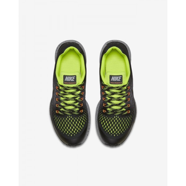 Nike Air Zoom Pegasus 34 Shield Laufschuhe Jungen Schwarz Grün Grau 781-43886