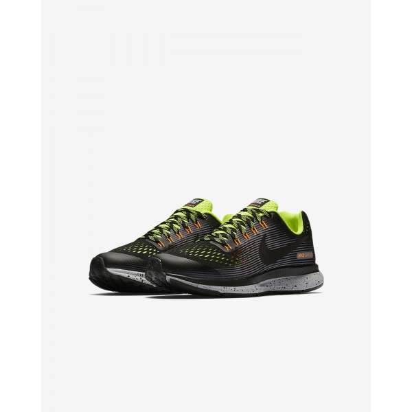 Nike Air Zoom Pegasus 34 Shield Laufschuhe Jungen Schwarz Grün Grau 781-43886
