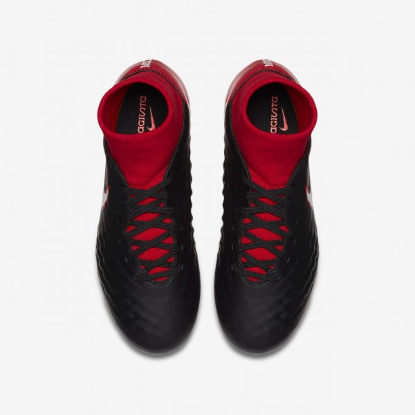Nike Jr. Magista Onda II Dynamic Fit Fg Fußballschuhe Mädchen Schwarz Rot Weiß 350-68600
